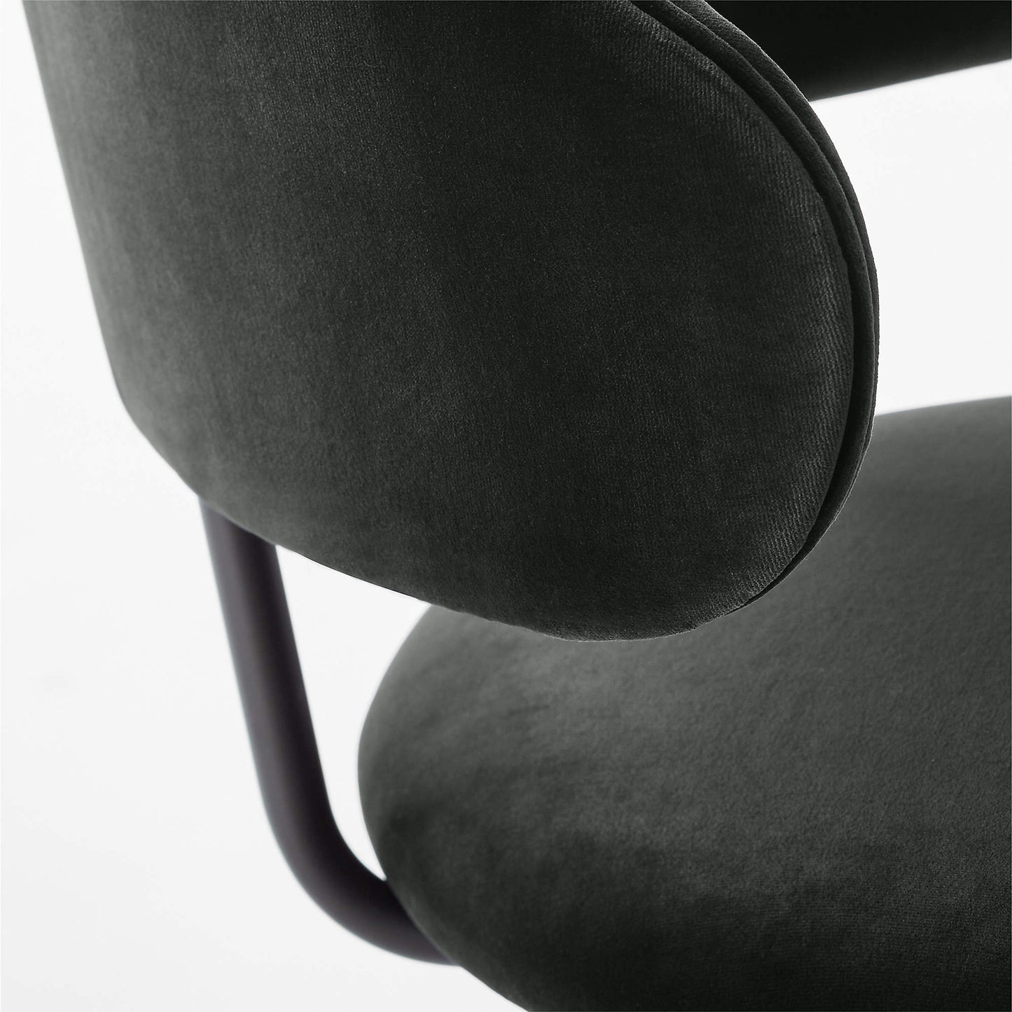 Mod Dining Chairs in Black Velvet