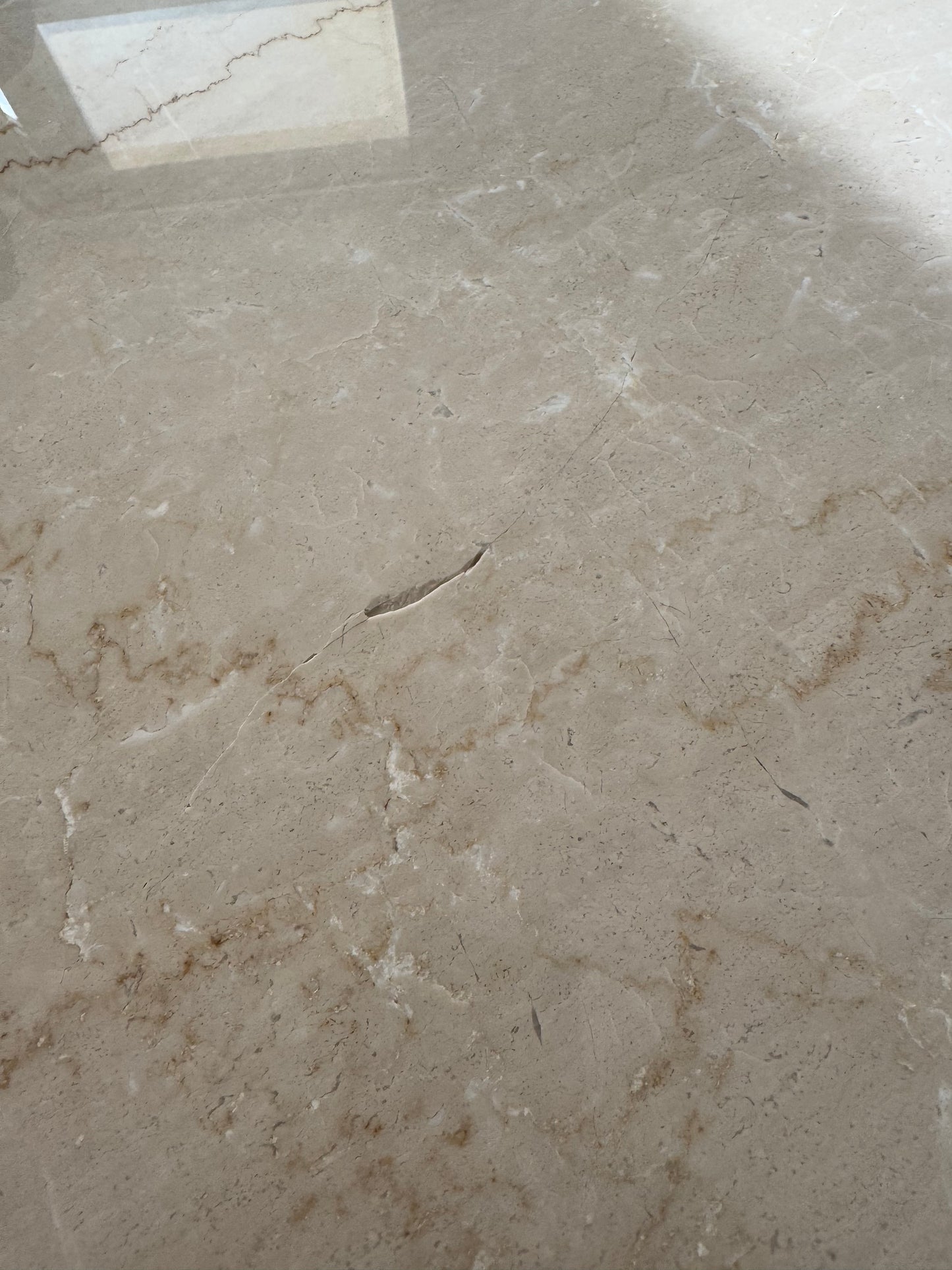 Botticino Marble Round Dining Table
