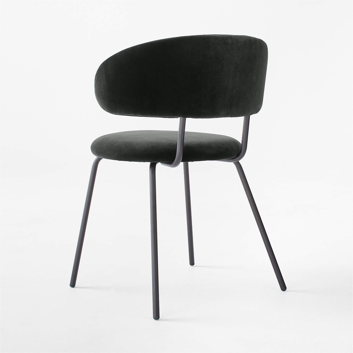 Mod Dining Chairs in Black Velvet