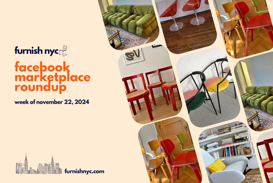 Weekly New York City Facebook Marketplace Furniture Roundup