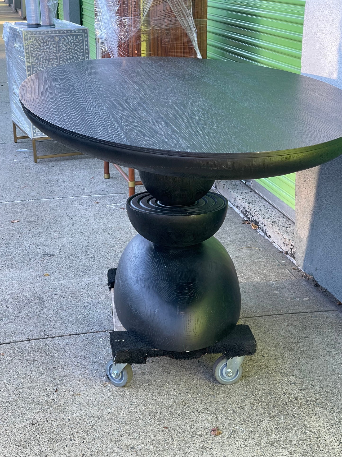 Sculptural Oval Dining Table