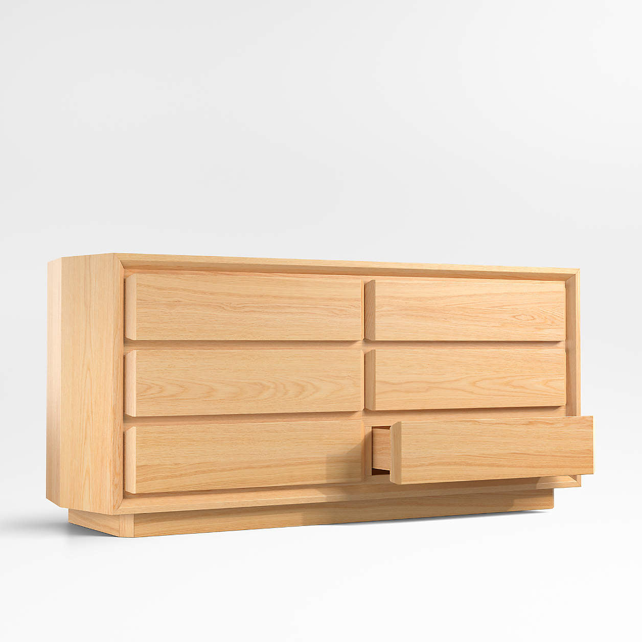 Oak 6-Drawer Dresser by Crate & Barrel