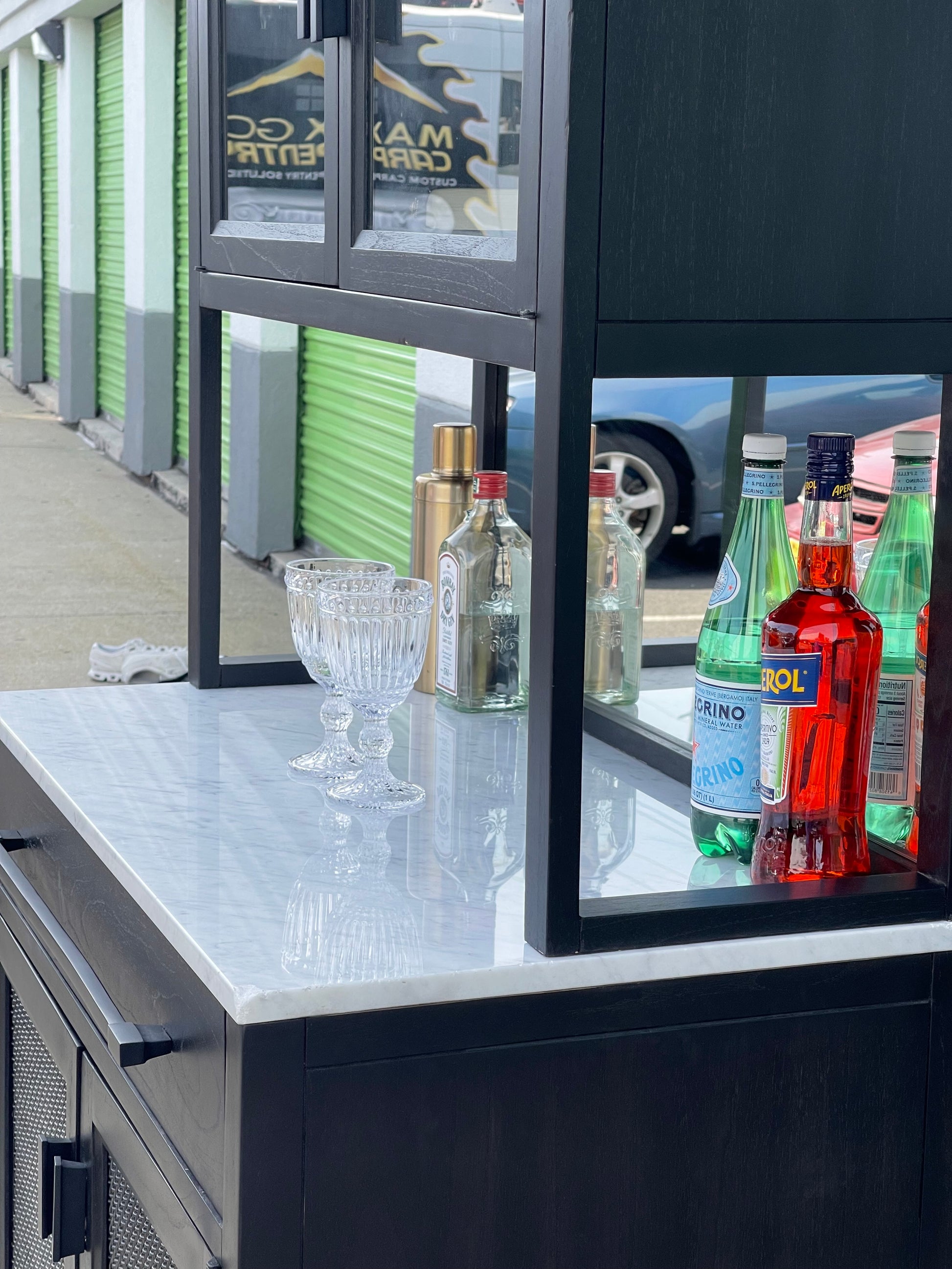 Marble Bar Cabinet