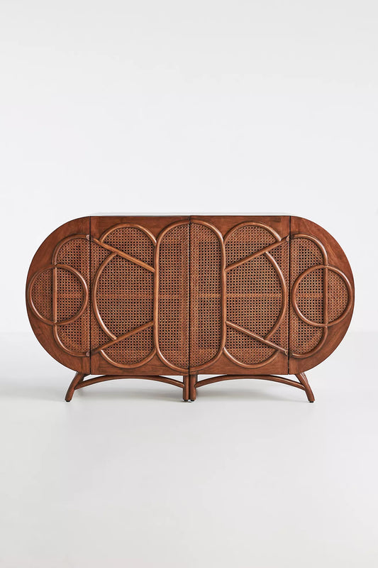 Anthropologie Ofira Cane Console & Sideboard