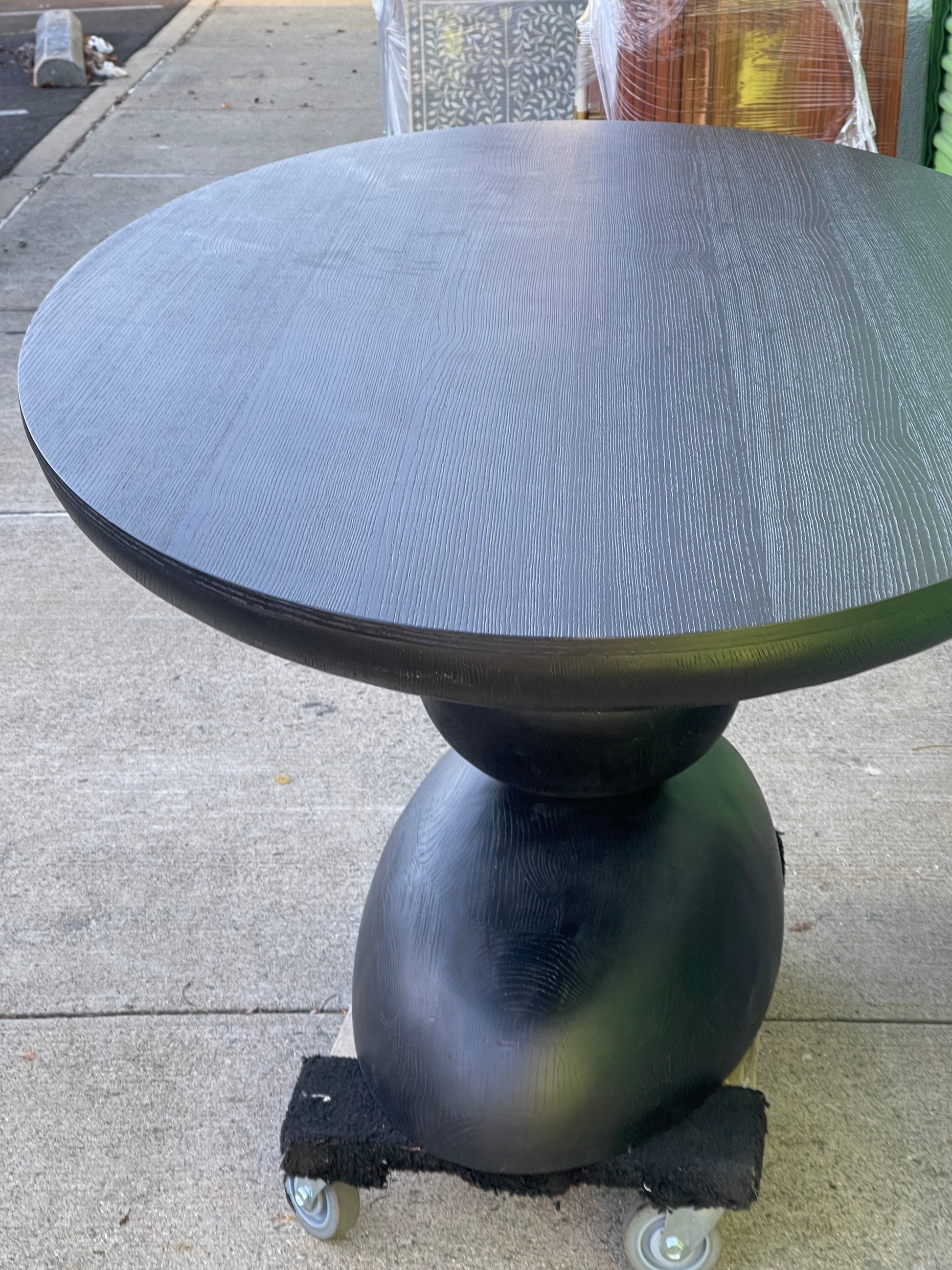 Sculptural Oval Dining Table