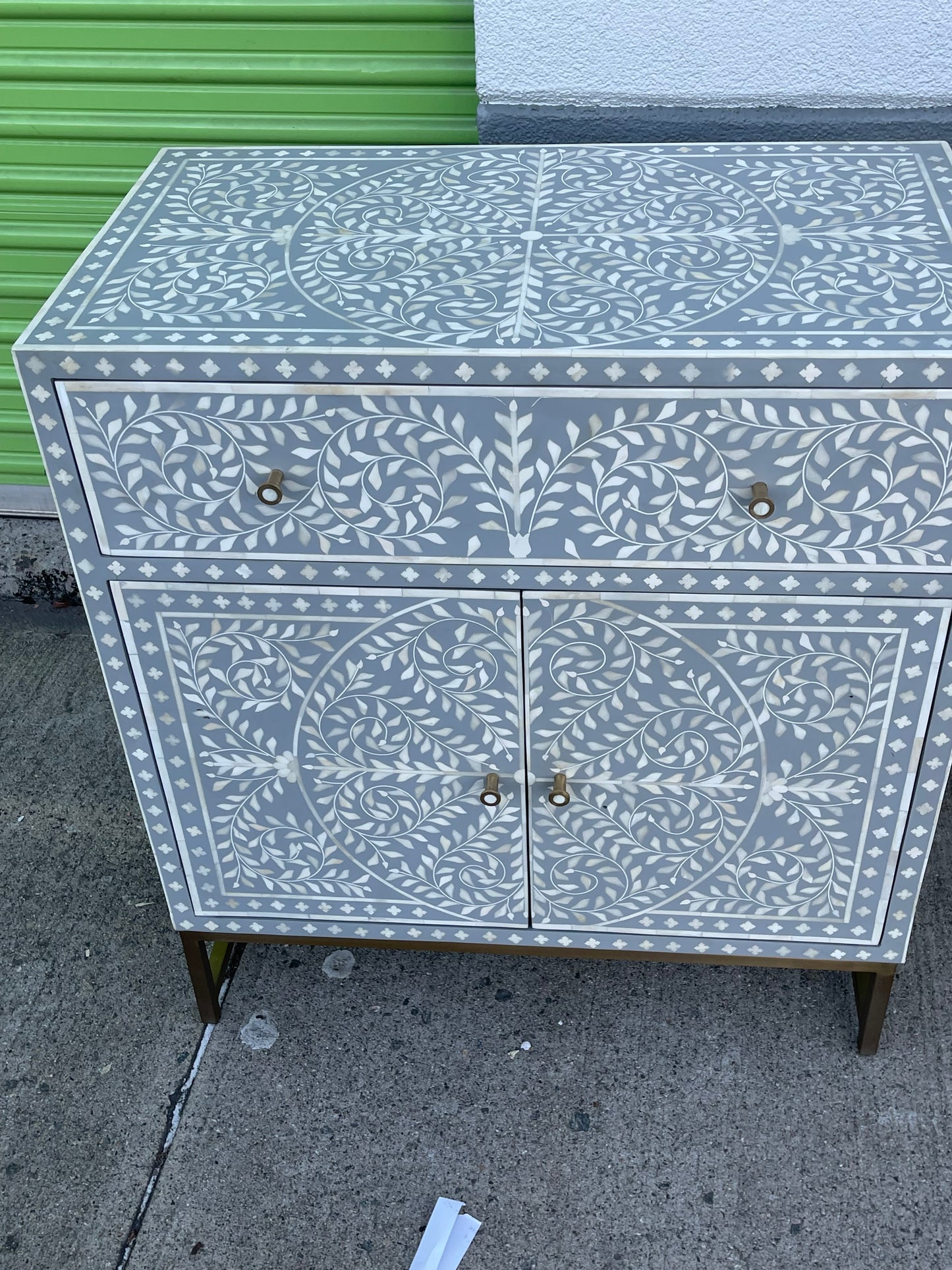 Scroll Vine Inlay Entryway Cabinet & Console by Anthropologie