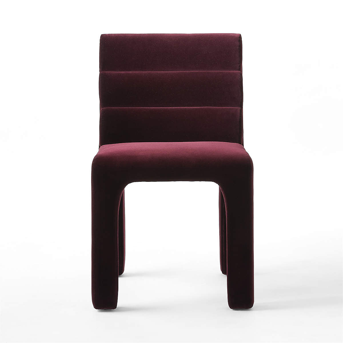 Castell Burgundy Velvet Dining Chairs by CB2