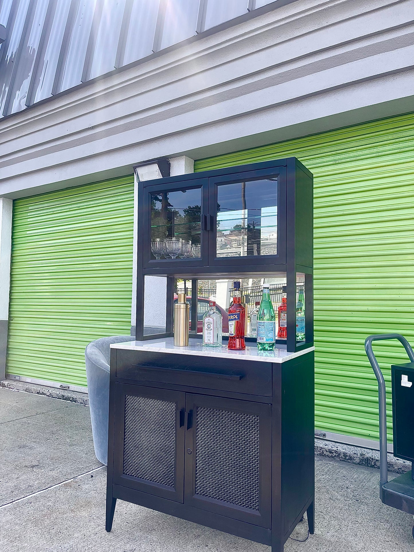 Marble Bar Cabinet