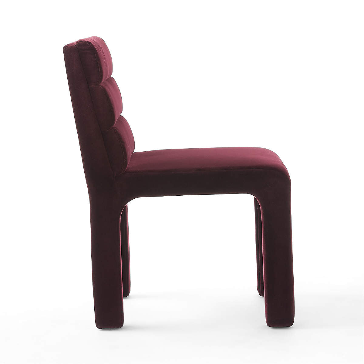 Castell Burgundy Velvet Dining Chairs by CB2