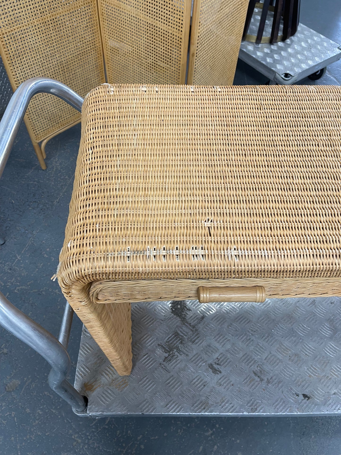 Vintage Inspired Rattan Desk