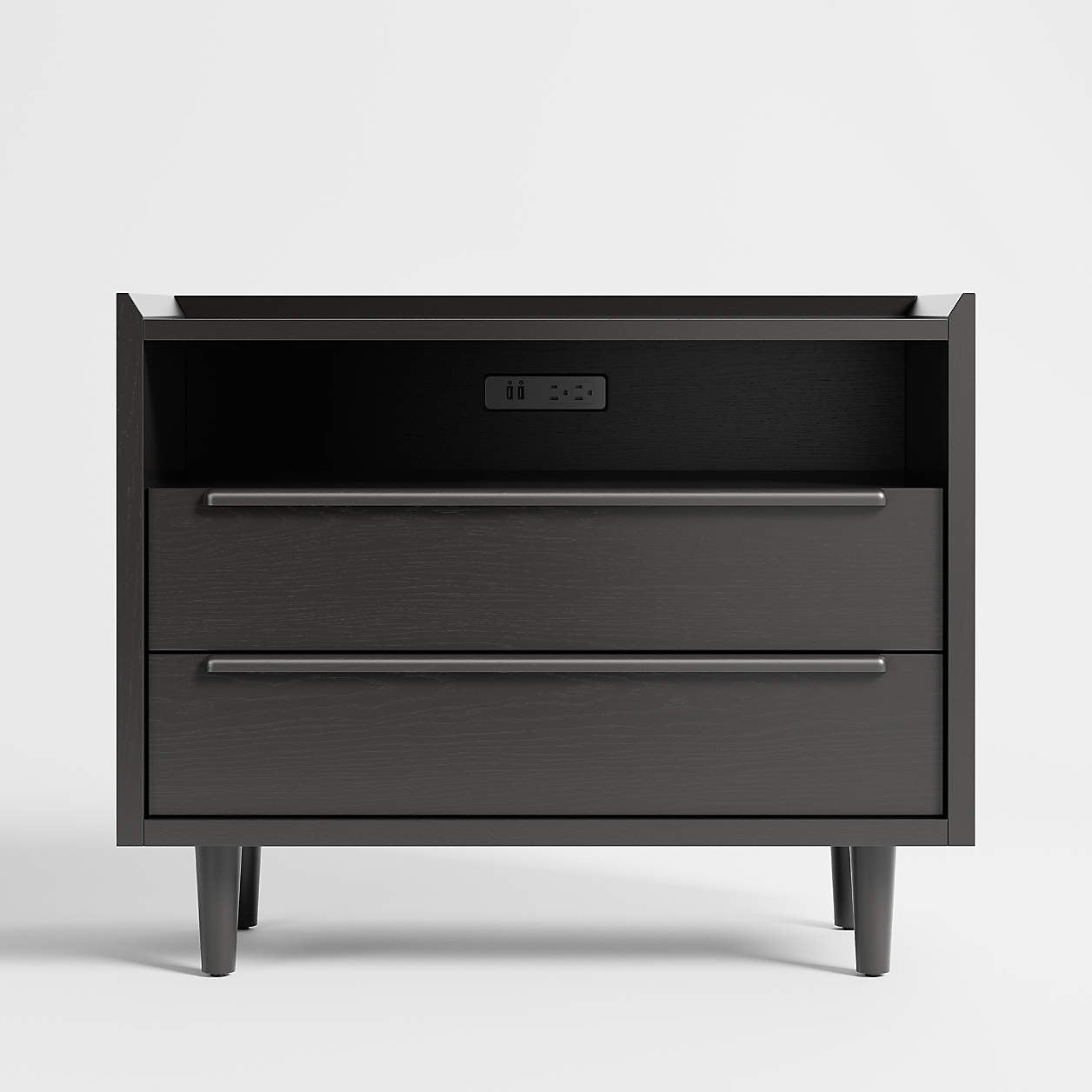 Tate 2 Drawer Nightstand with USB