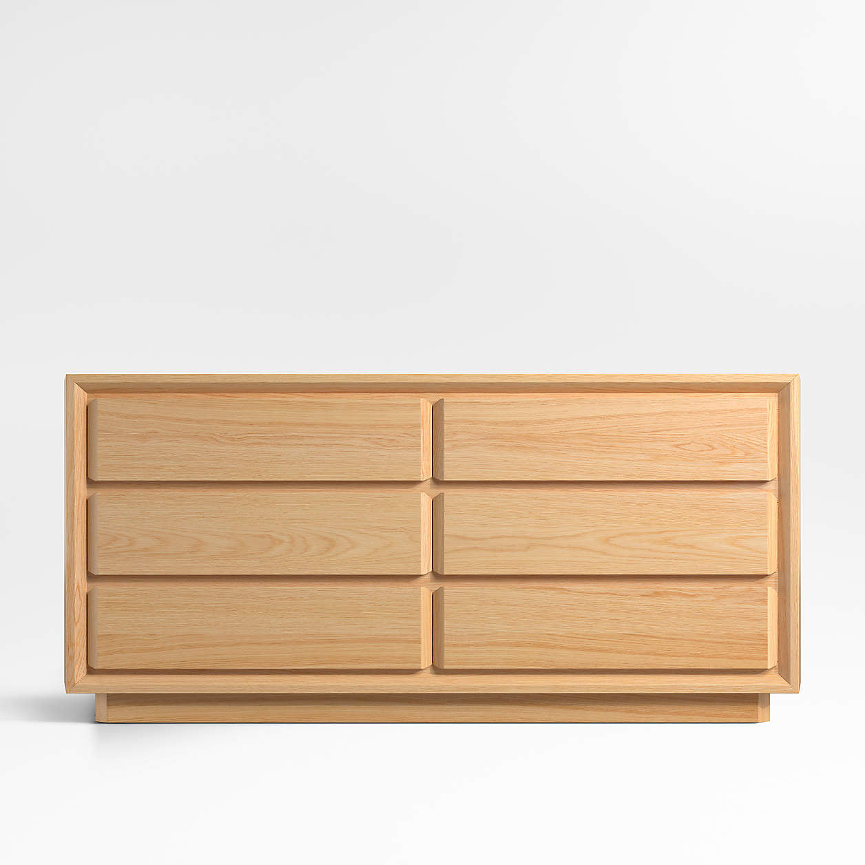 Oak 6-Drawer Dresser by Crate & Barrel