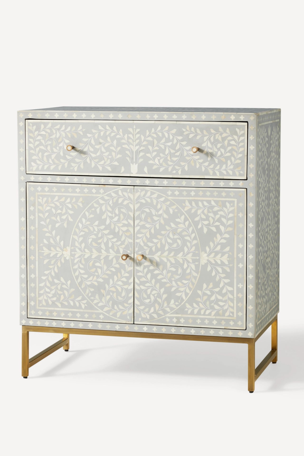 Scroll Vine Inlay Entryway Cabinet & Console by Anthropologie