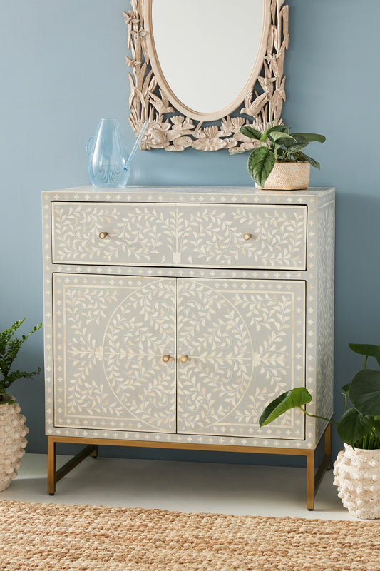 Scroll Vine Inlay Entryway Cabinet & Console by Anthropologie