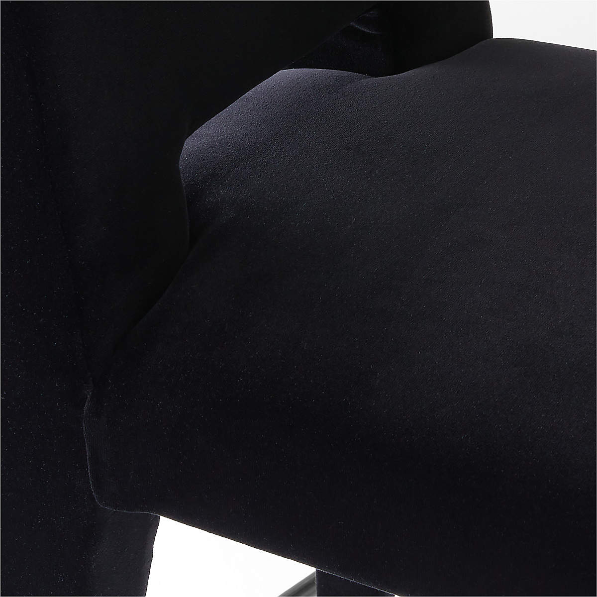 Editorial Black Velvet Dining Chairs