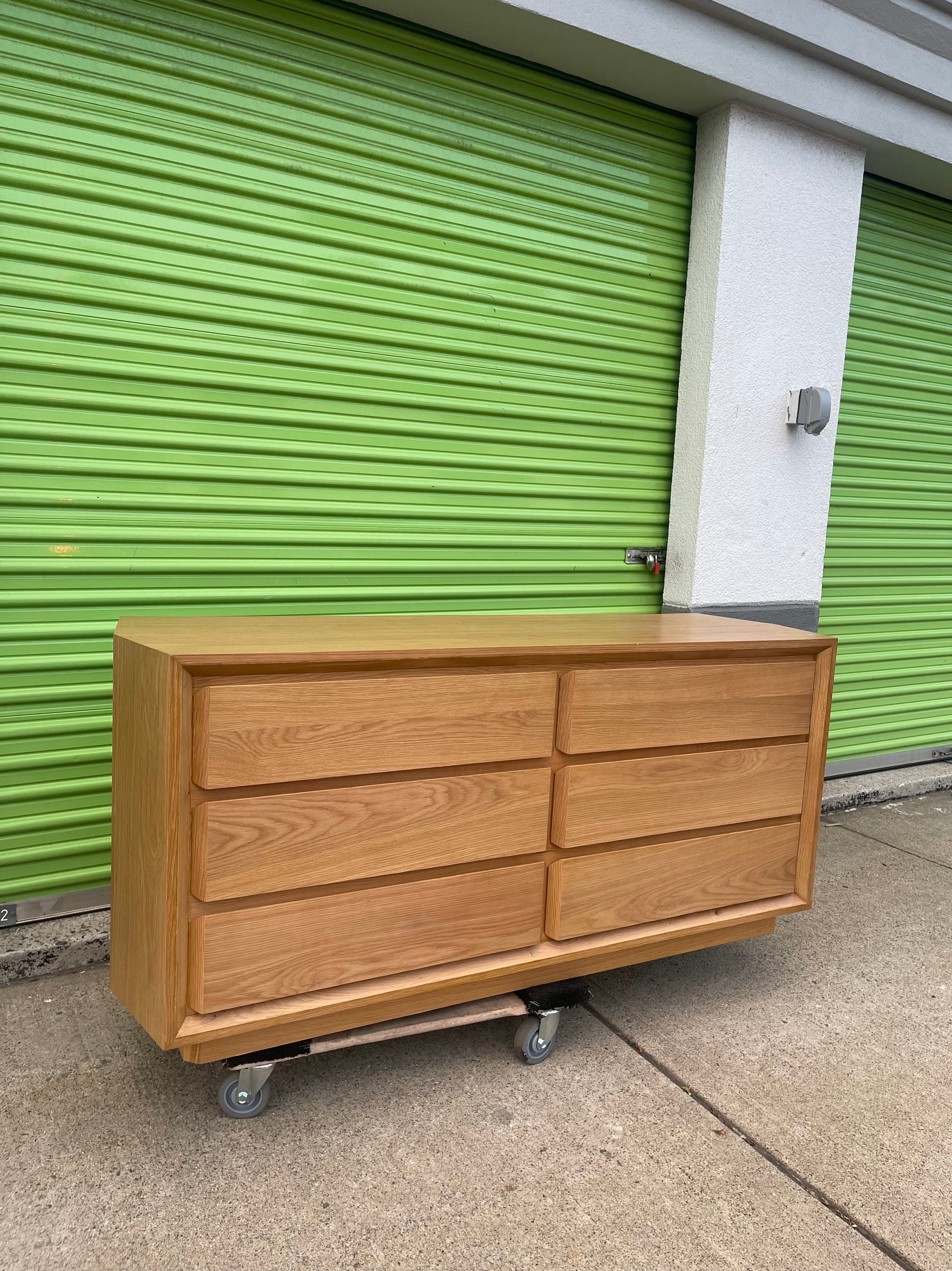 Oak 6-Drawer Dresser by Crate & Barrel