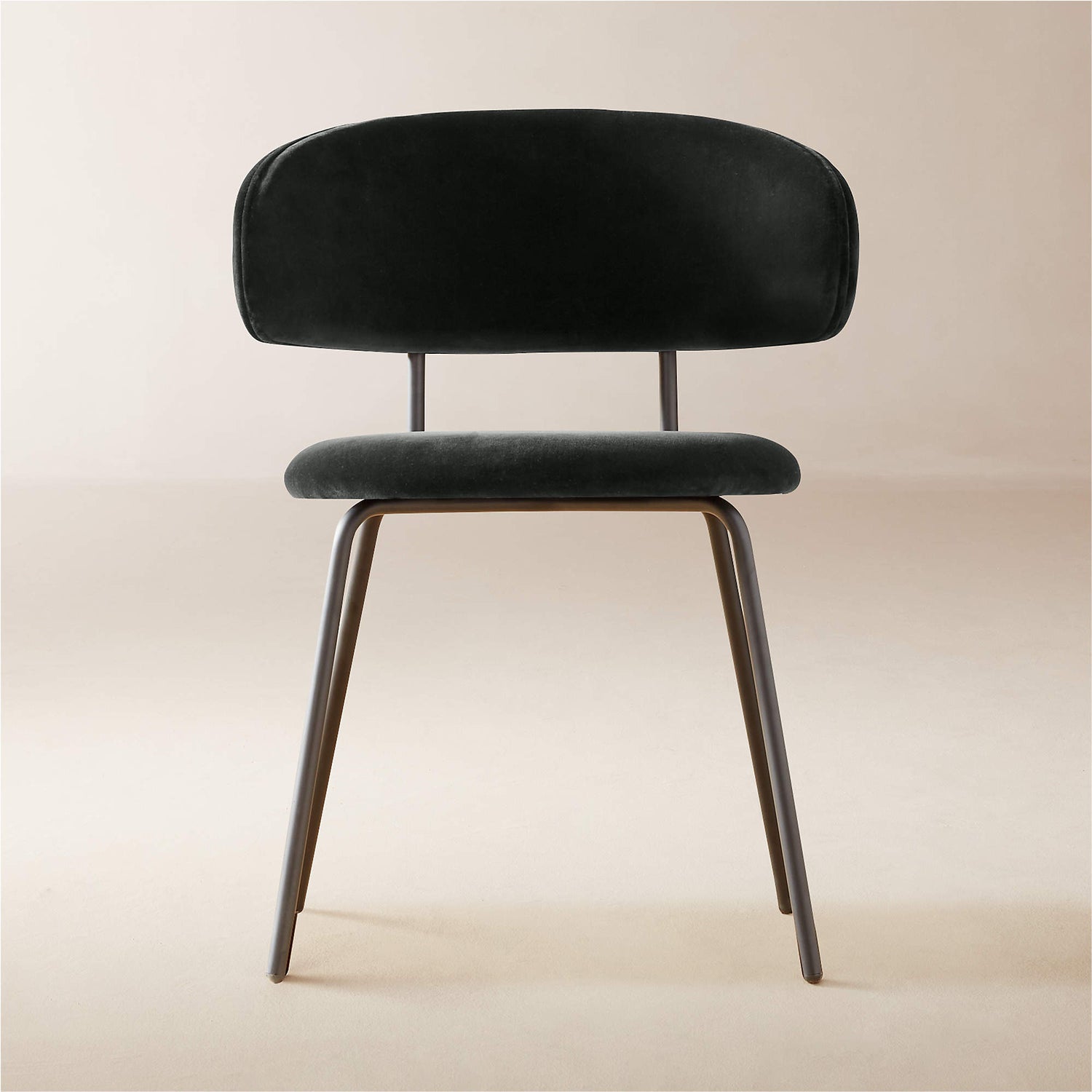 Mod Dining Chairs in Black Velvet