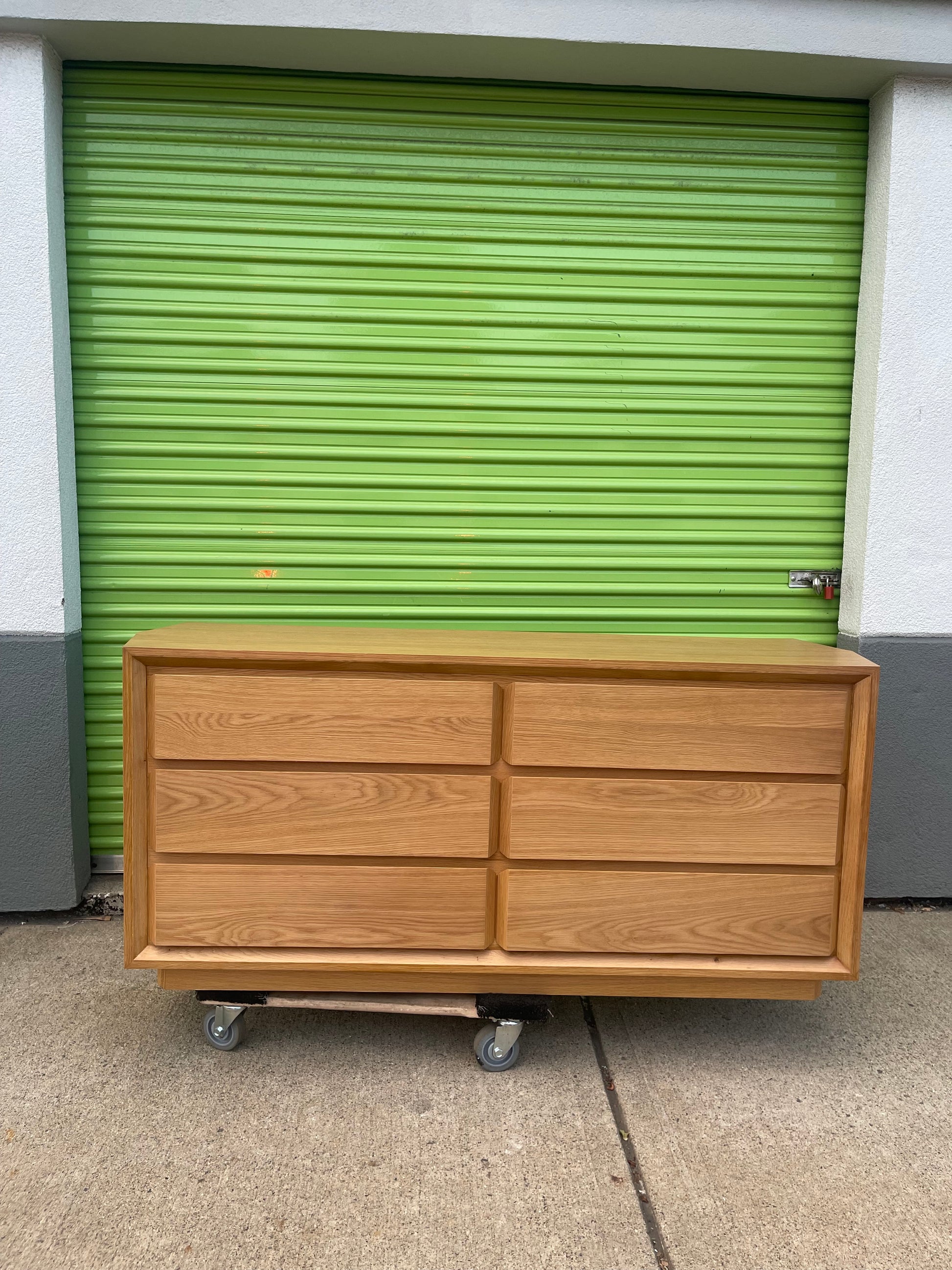 Oak 6-Drawer Dresser by Crate & Barrel