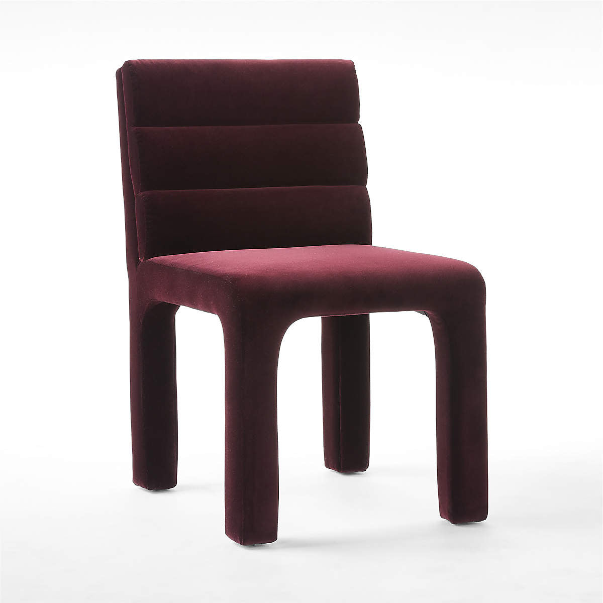 Castell Burgundy Velvet Dining Chairs by CB2