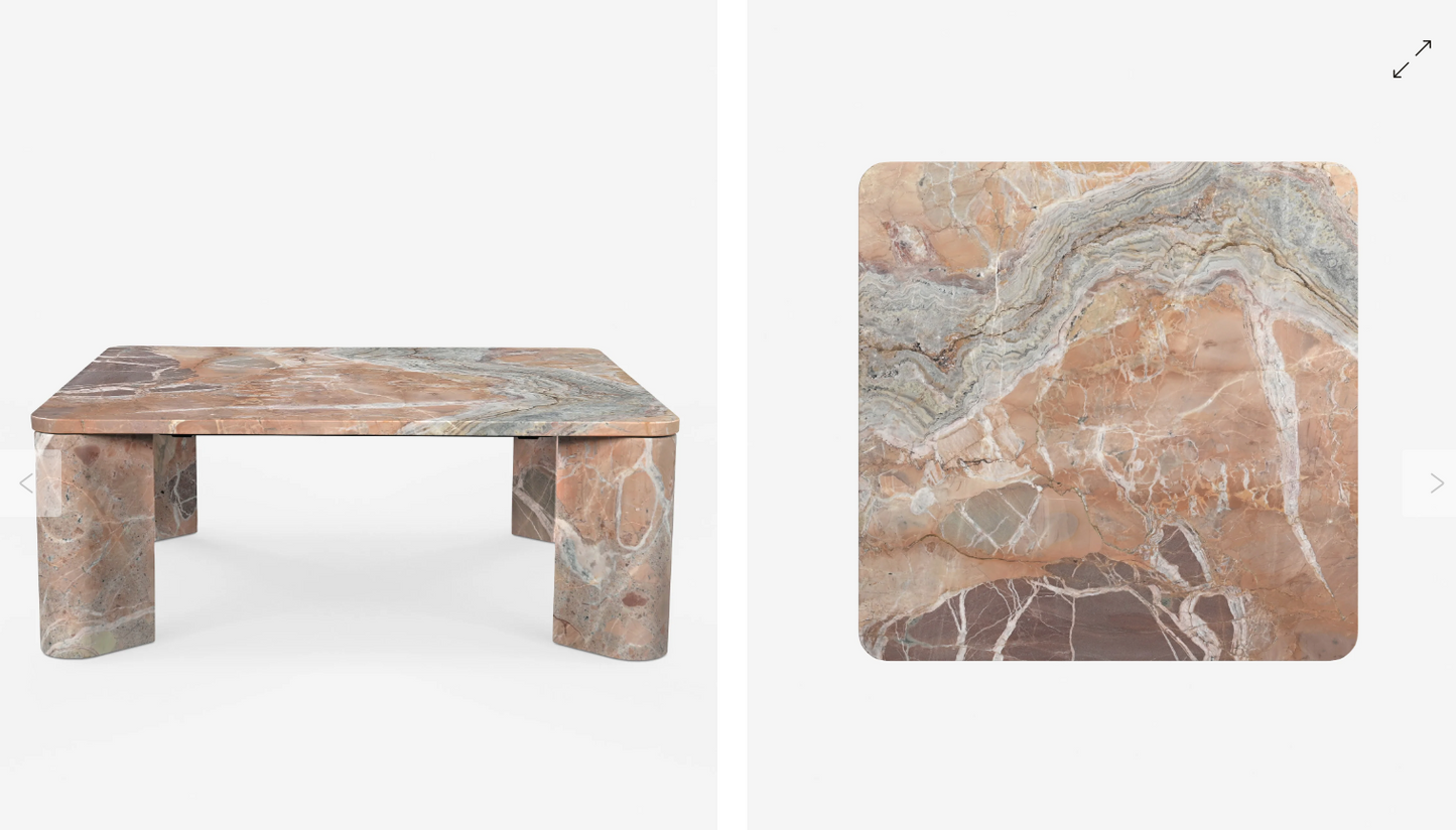 Solid Marble Coffee Table
