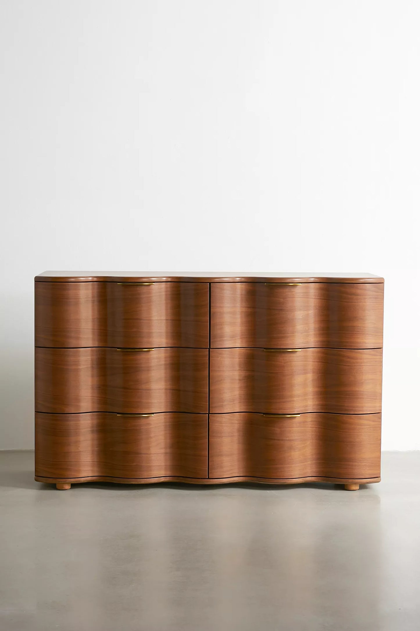 Mid-Century Modern Wavy Aria Dresser by Urban Outfitters
