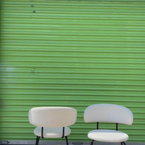 Mod Dining Chairs in Custard Velvet