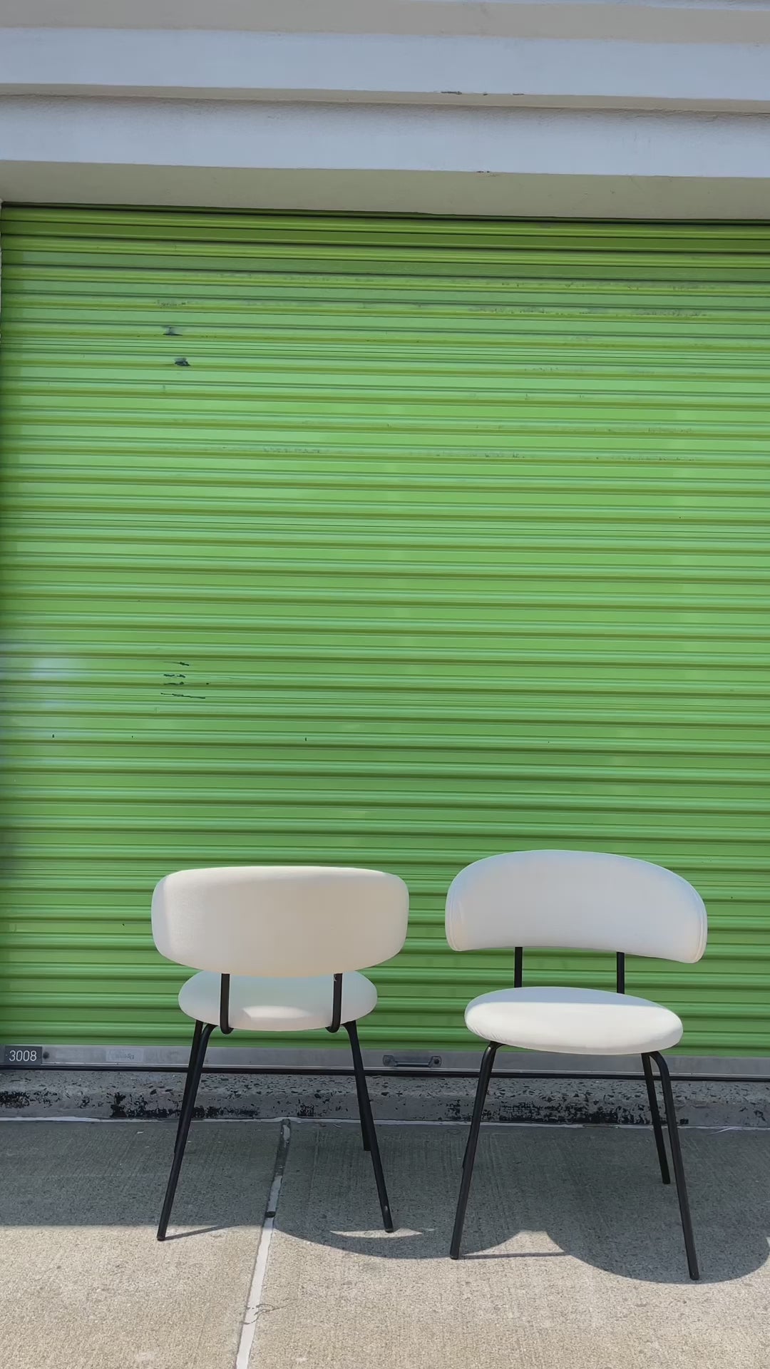 Mod Dining Chairs in Custard Velvet